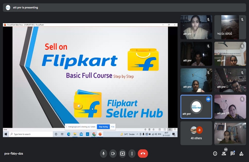 Webinar on Flipkart Seller given by Bhargav Sutariya